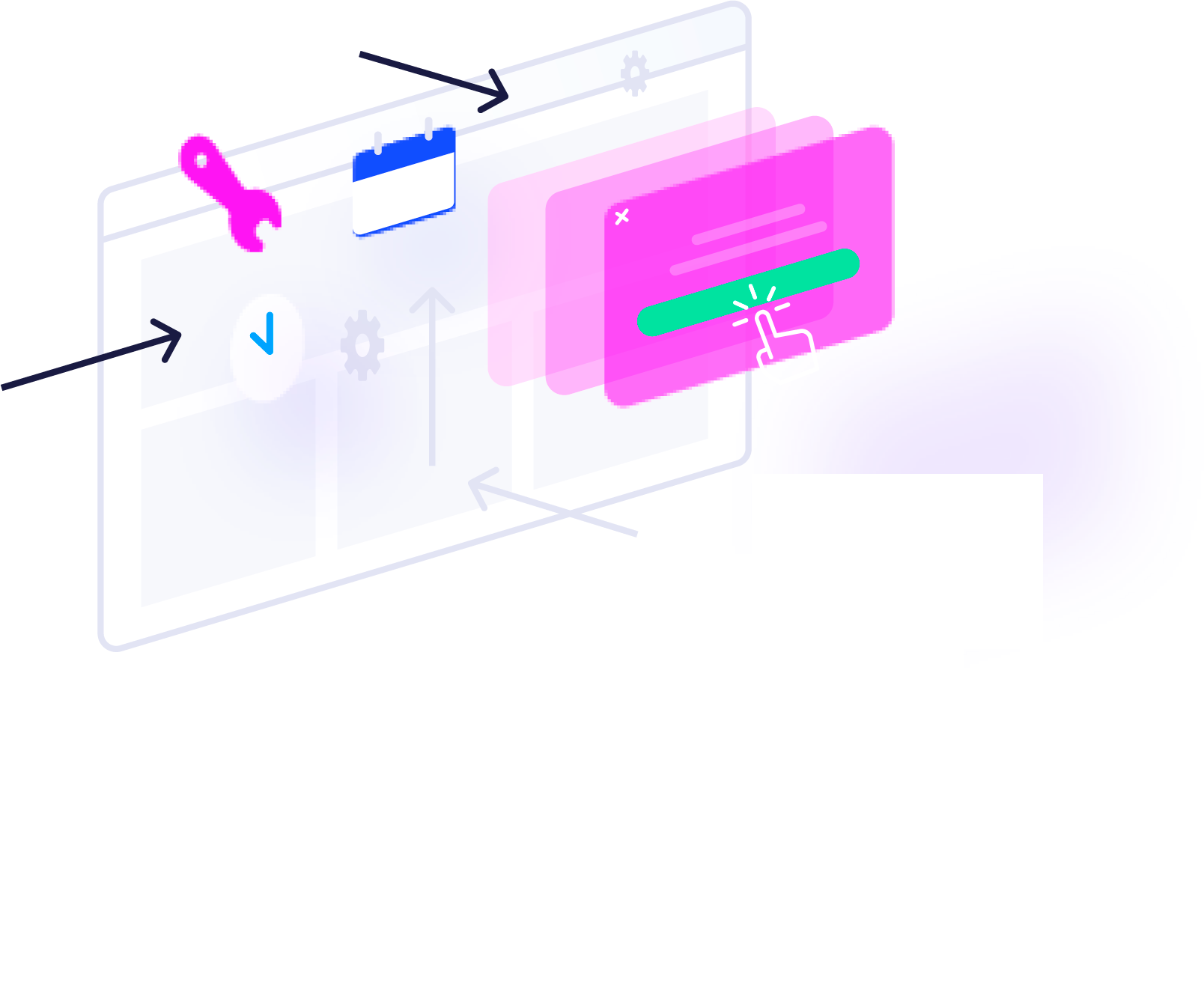 Image d'une loupe et d'une page internet pour illustrer un audit seo